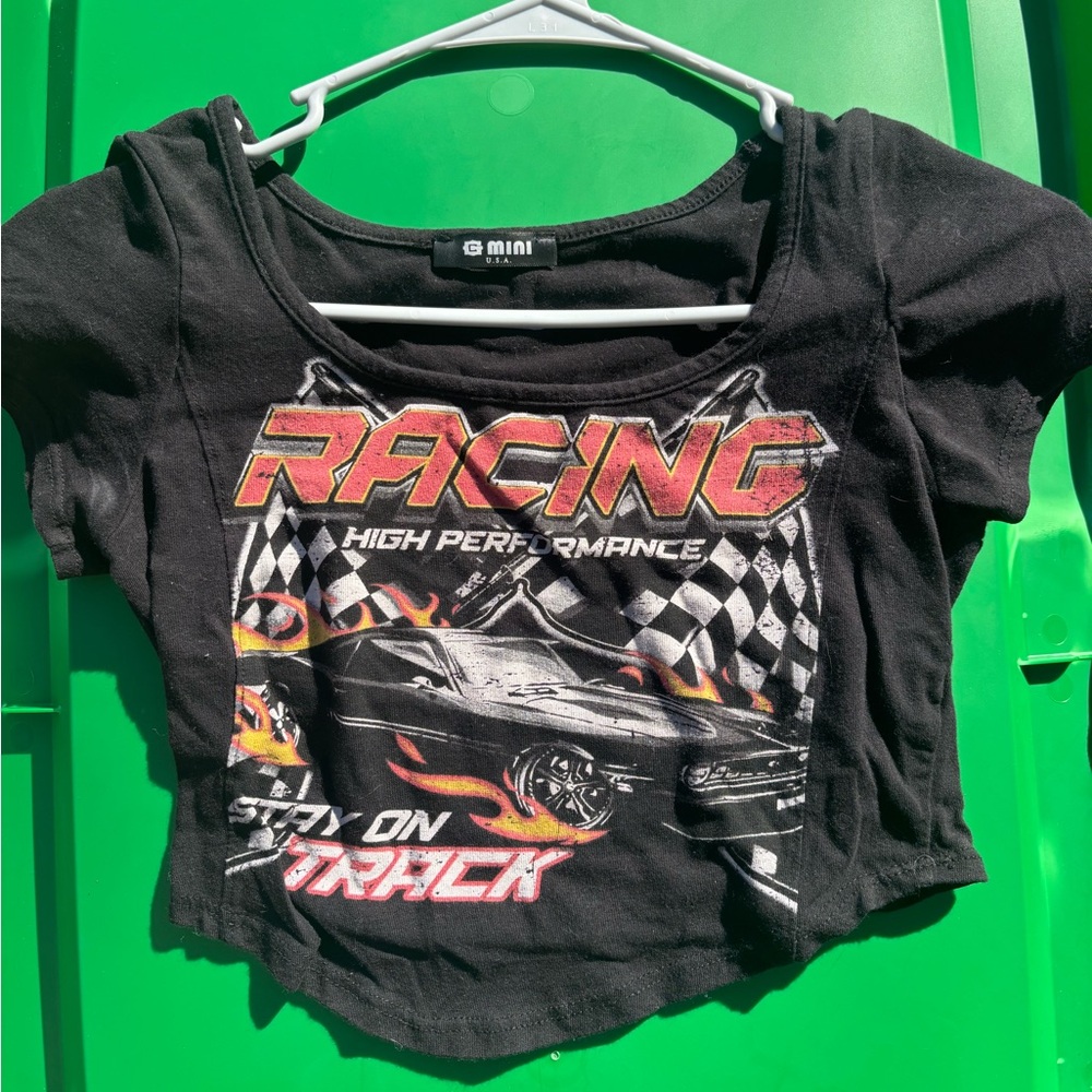 ultra crop racing shirt